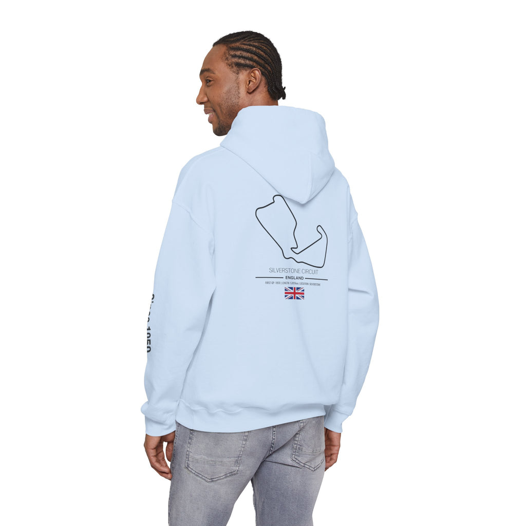 Hooded Sweatshirt - Silverstone GP Circuit Design