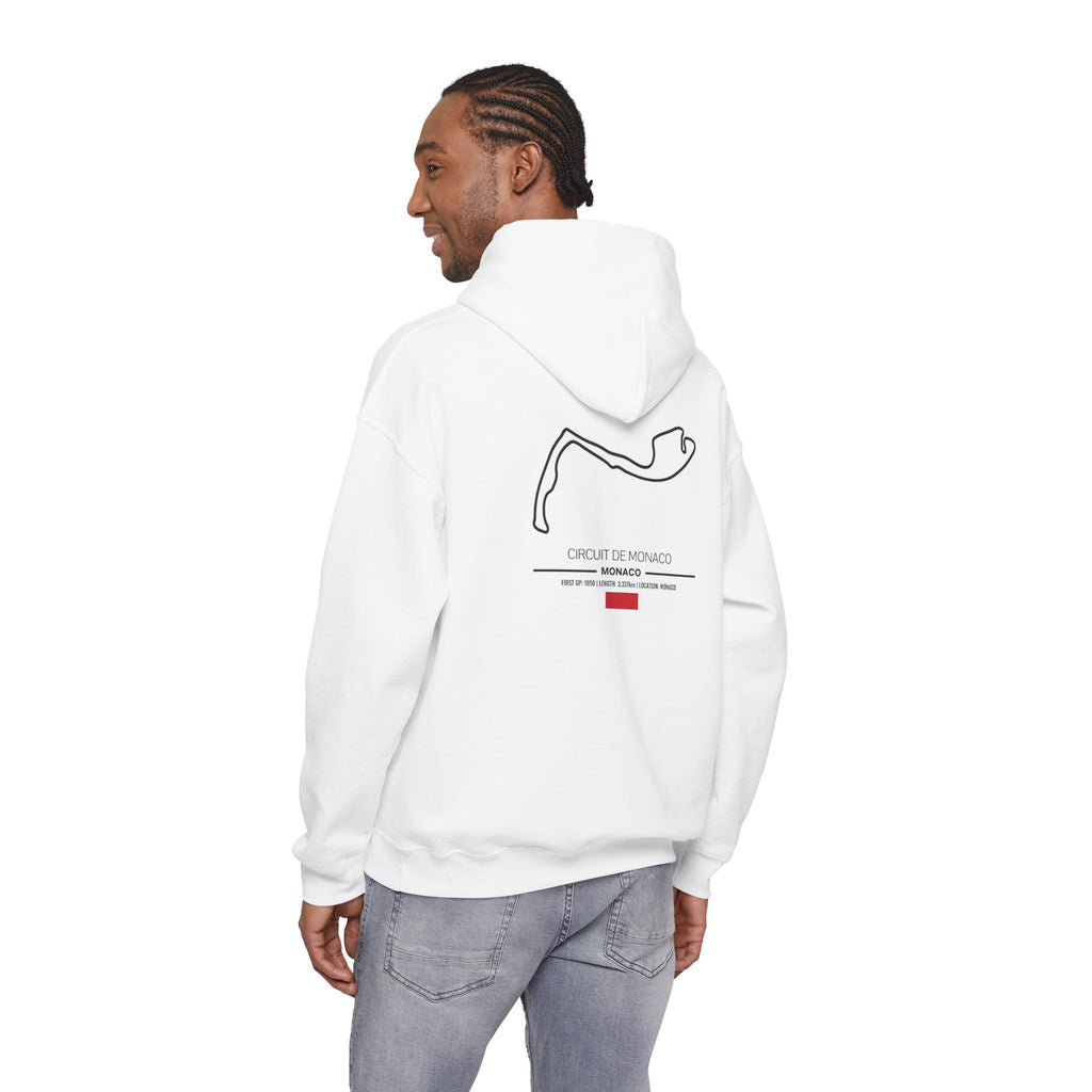 Monte-Carlo Circuit Hoodie – Minimal Monaco Racing Track Sweatshirt