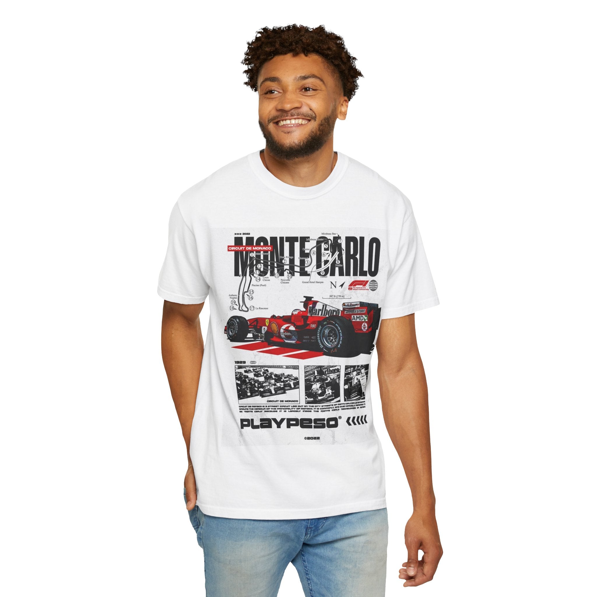 Monte Carlo Racing T-Shirt – Vintage Formula 1 Graphic Tee