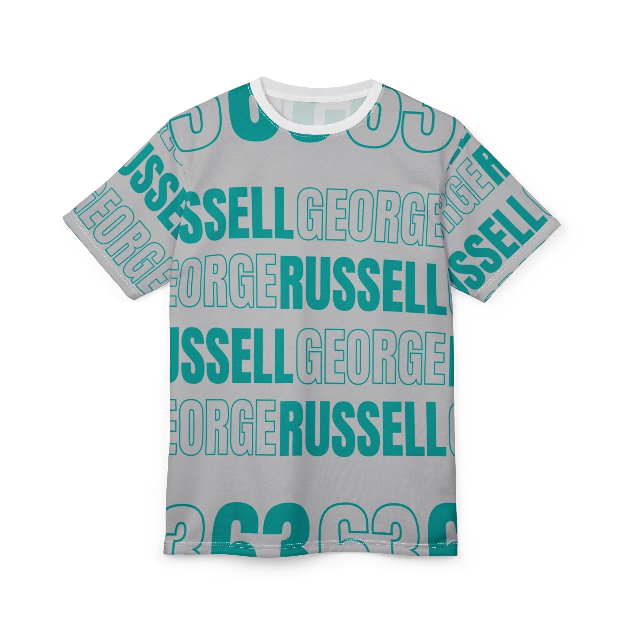 T-Shirt - George Russel Inspired Unisex Cut & Sew Tee