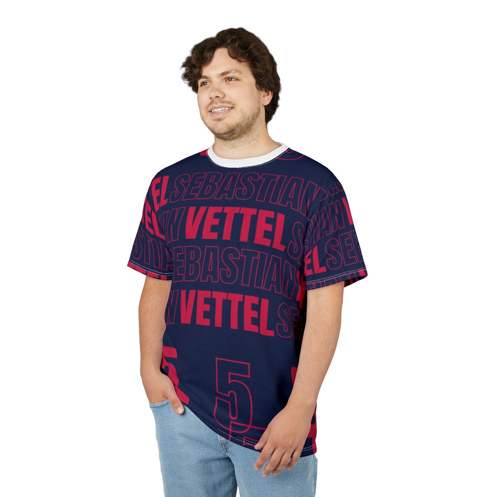 T-Shirt - Sebastian Vettel Inspired Unisex Cut & Sew Tee