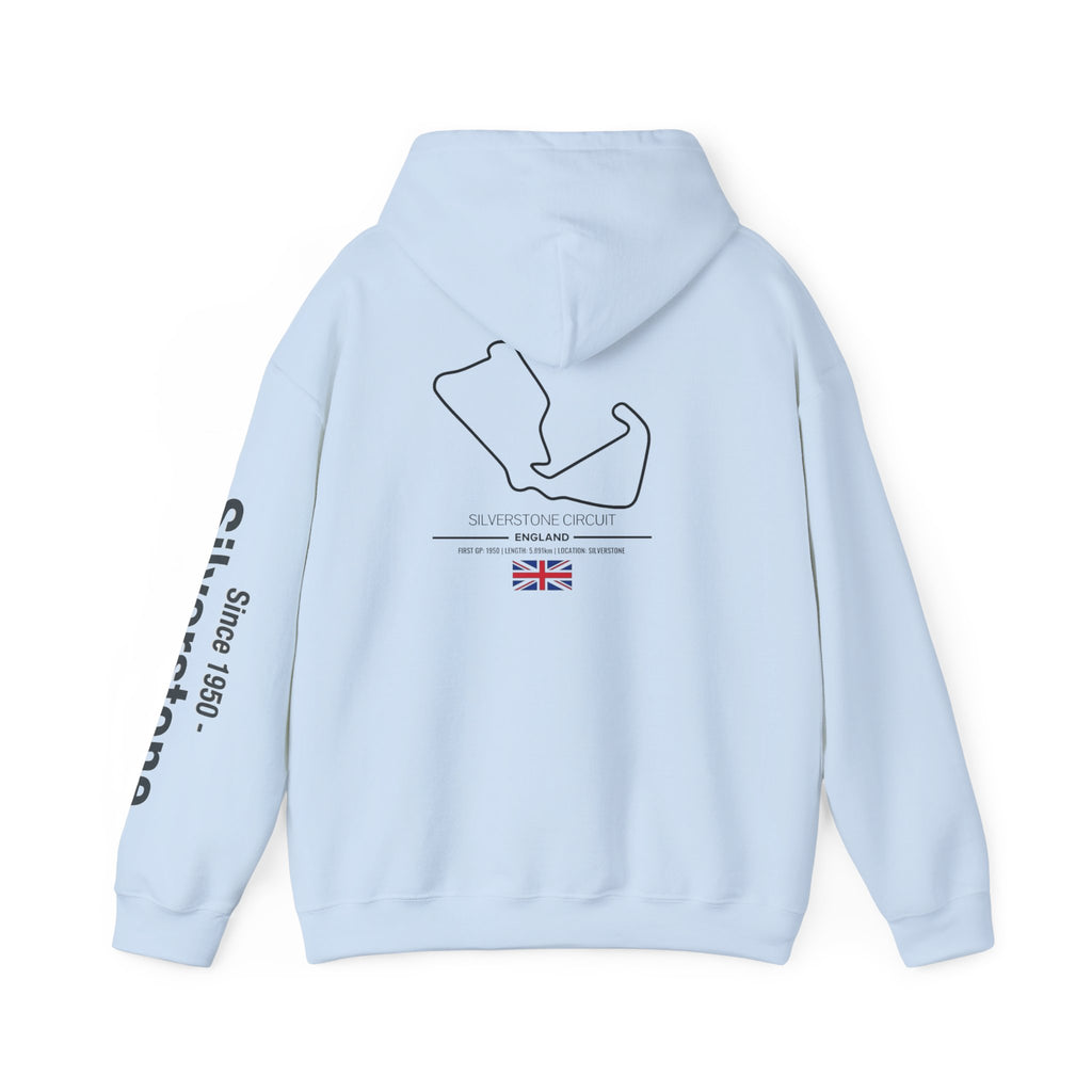 Hooded Sweatshirt - Silverstone GP Circuit Design