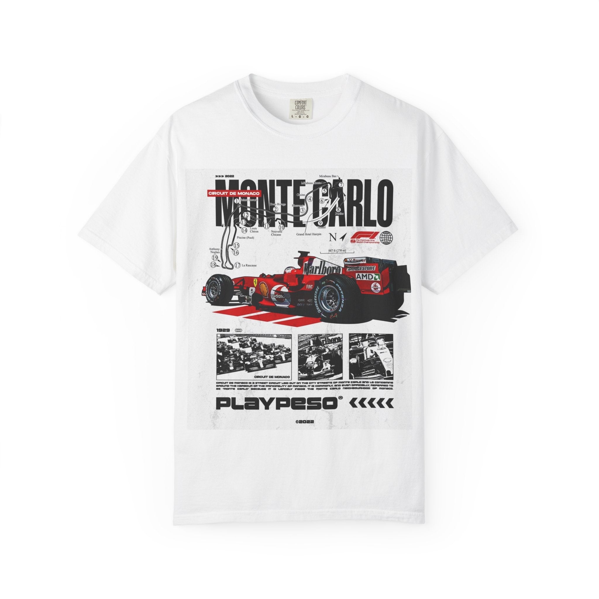 Monte Carlo Racing T-Shirt – Vintage Formula 1 Graphic Tee