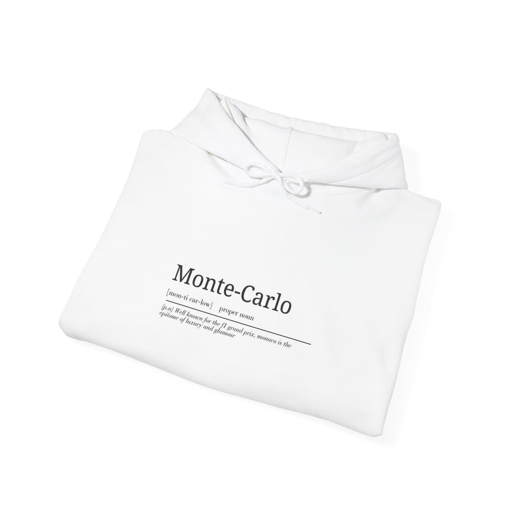Monte-Carlo Circuit Hoodie – Minimal Monaco Racing Track Sweatshirt