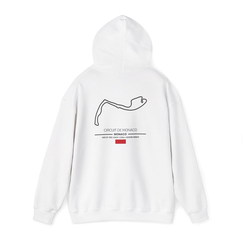 Monte-Carlo Circuit Hoodie – Minimal Monaco Racing Track Sweatshirt