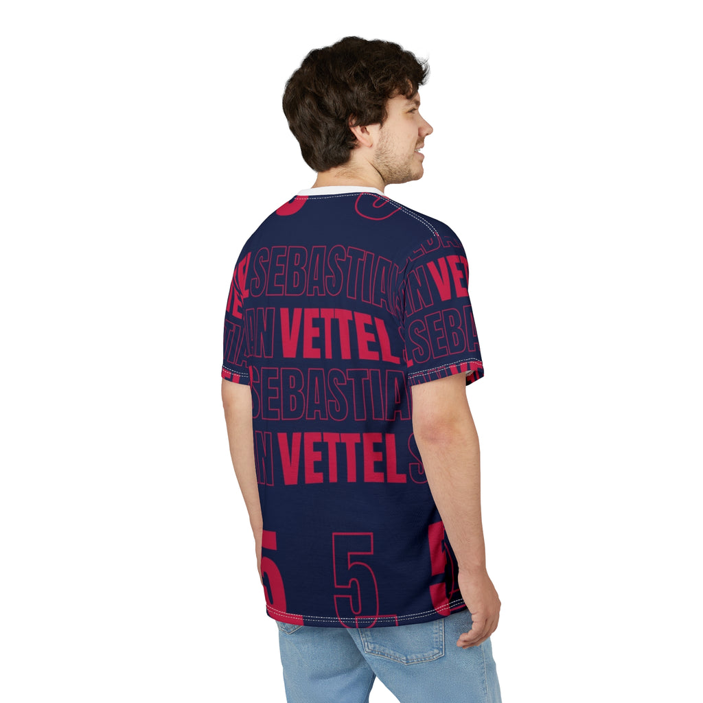 T-Shirt - Sebastian Vettel Inspired Unisex Cut & Sew Tee