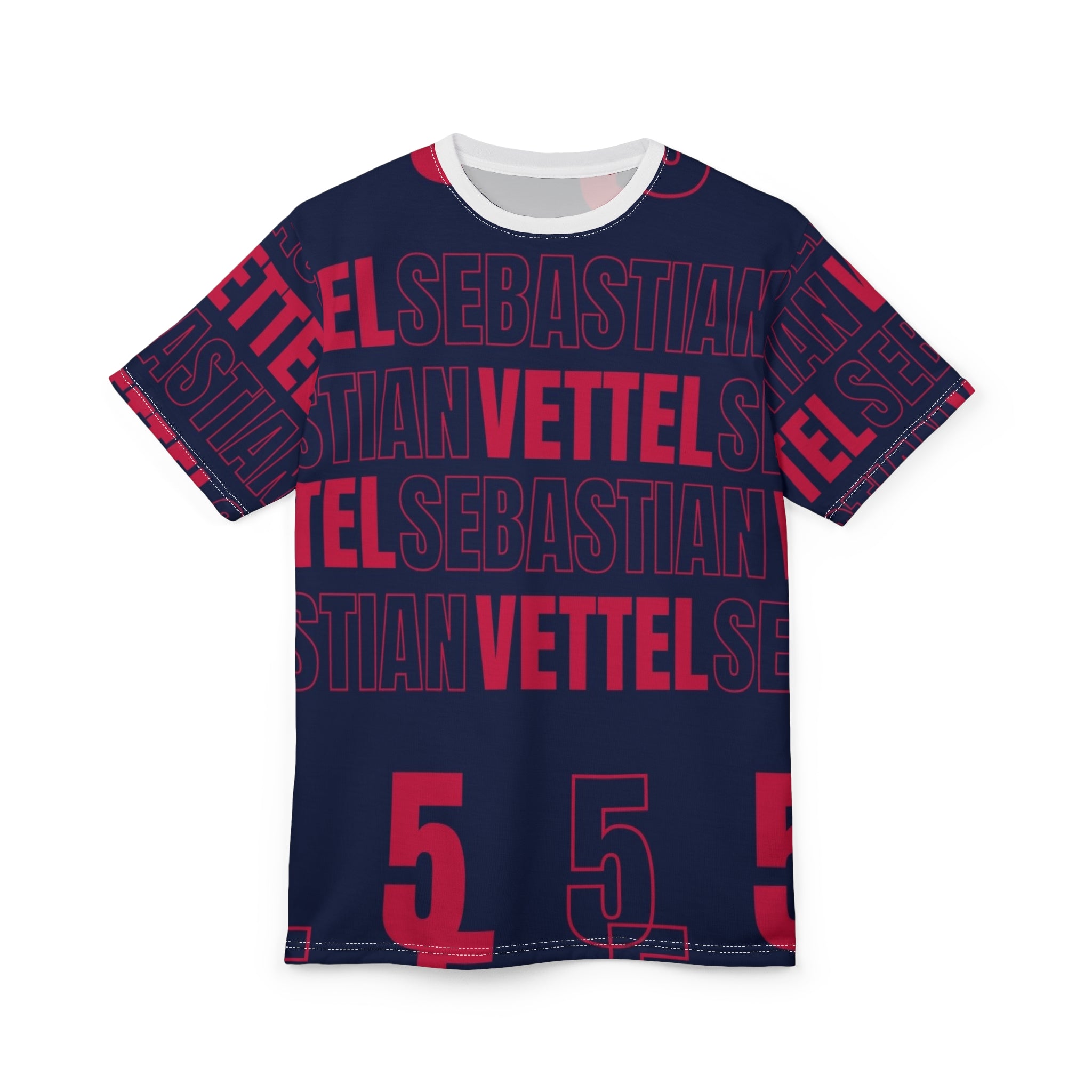T-Shirt - Sebastian Vettel Inspired Unisex Cut & Sew Tee