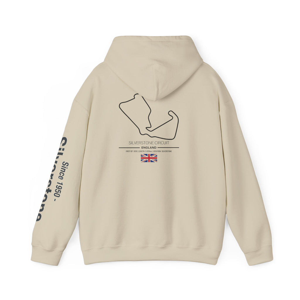 Hooded Sweatshirt - Silverstone GP Circuit Design