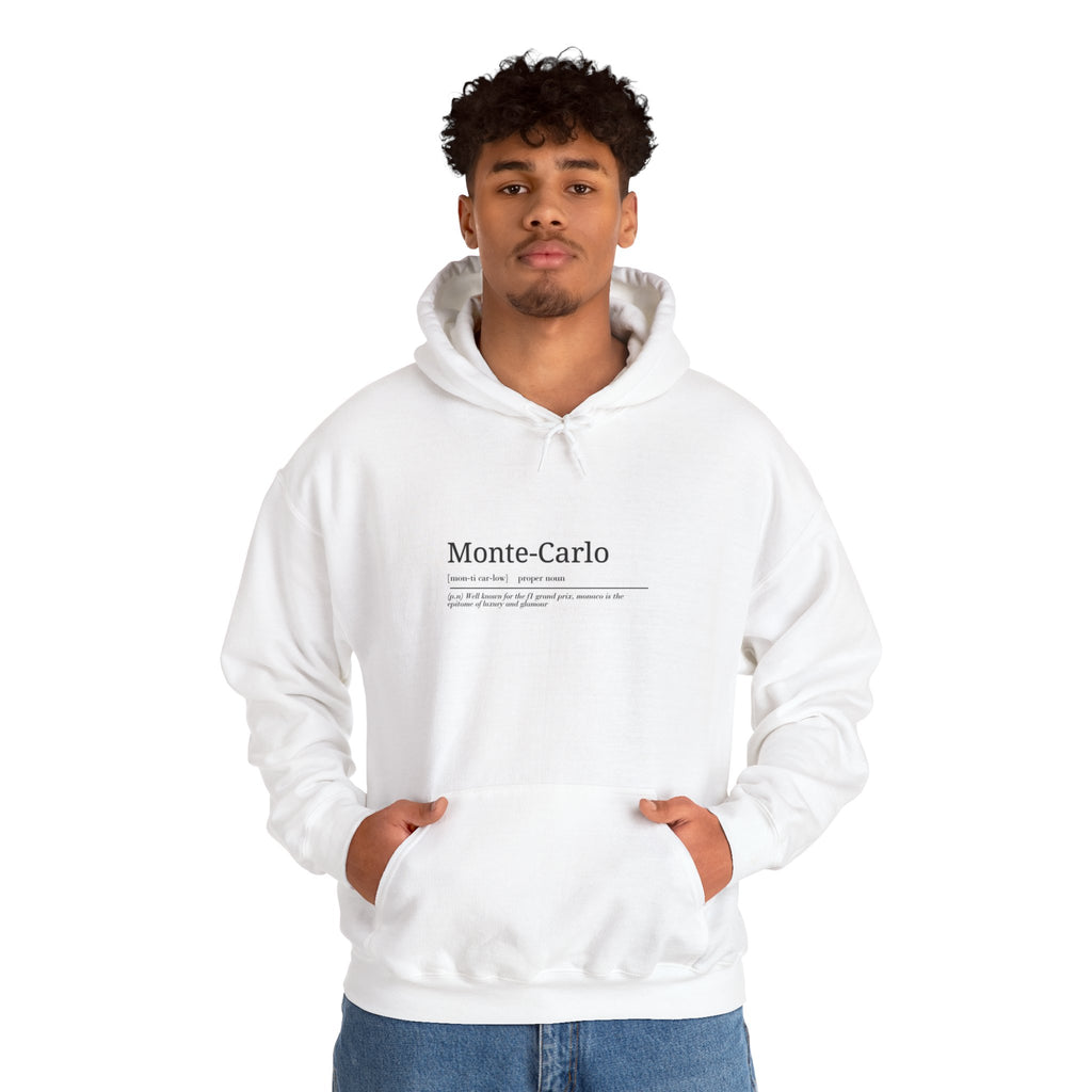 Monte-Carlo Circuit Hoodie – Minimal Monaco Racing Track Sweatshirt