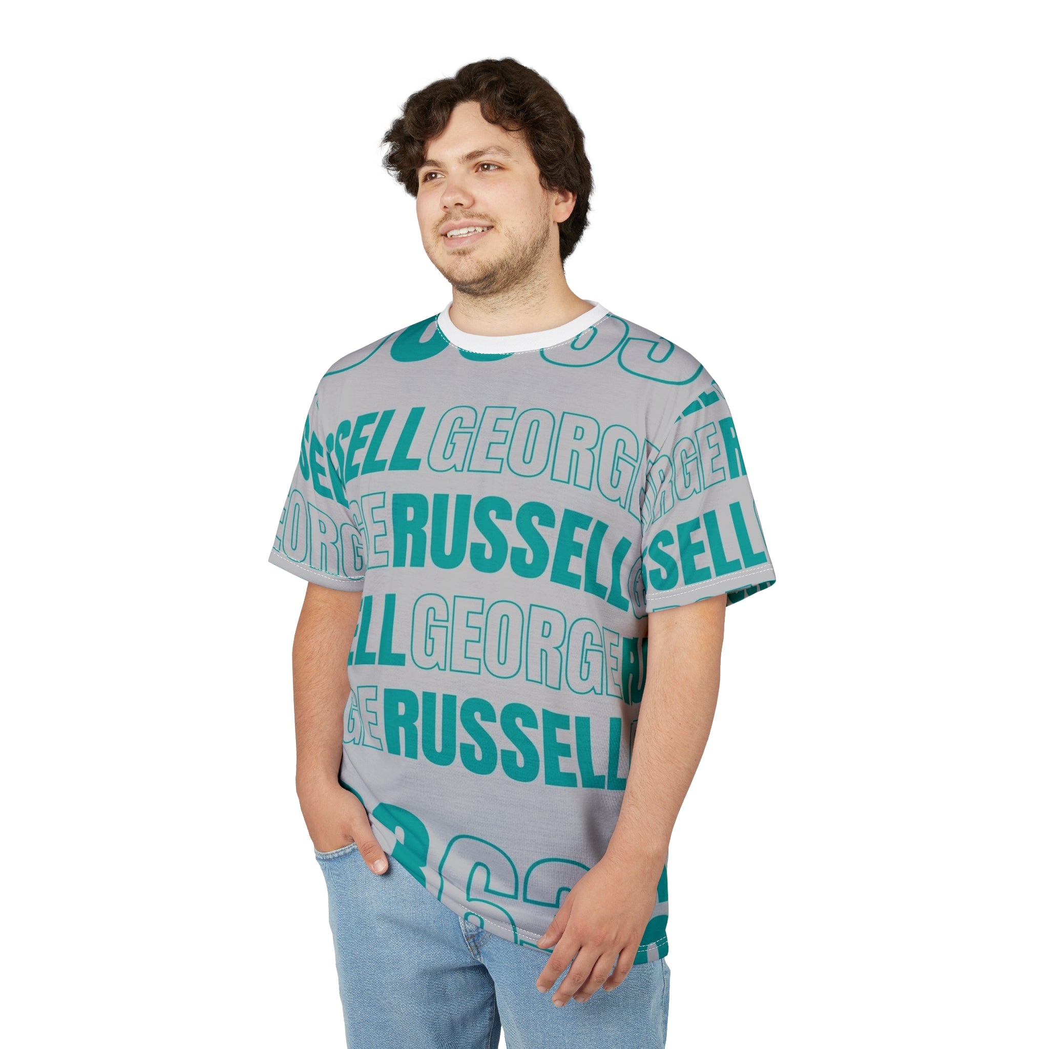 T-Shirt - George Russel Inspired Unisex Cut & Sew Tee