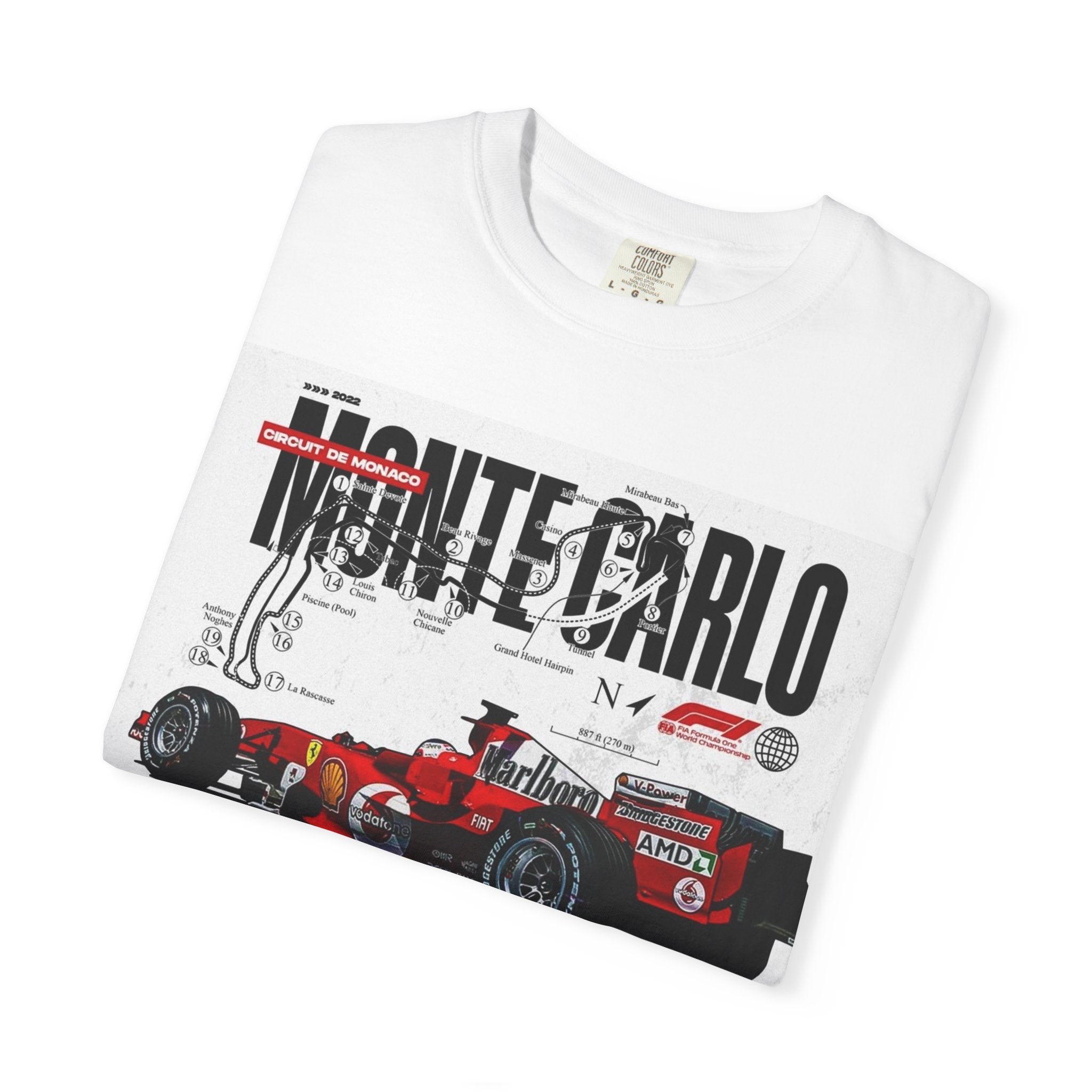 Monte Carlo Racing T-Shirt – Vintage Formula 1 Graphic Tee