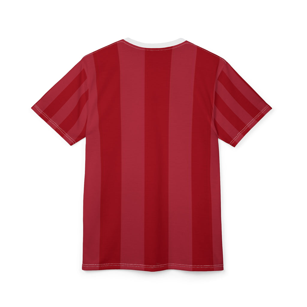 Charles Leclerc Red Striped Tee — Motorsport Fan Shirt