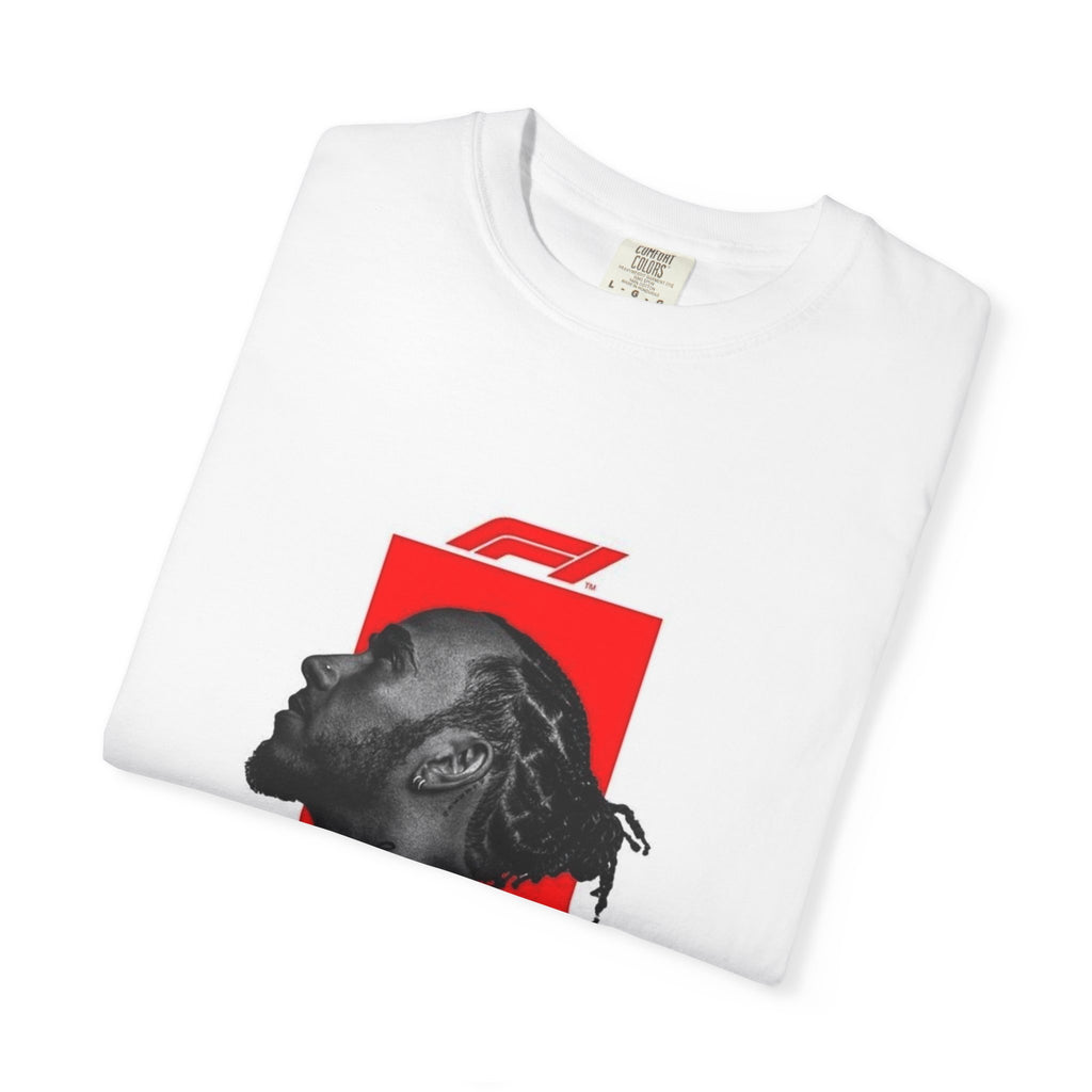Lewis Hamilton Portrait T-Shirt — Racing Driver Graphic Tee