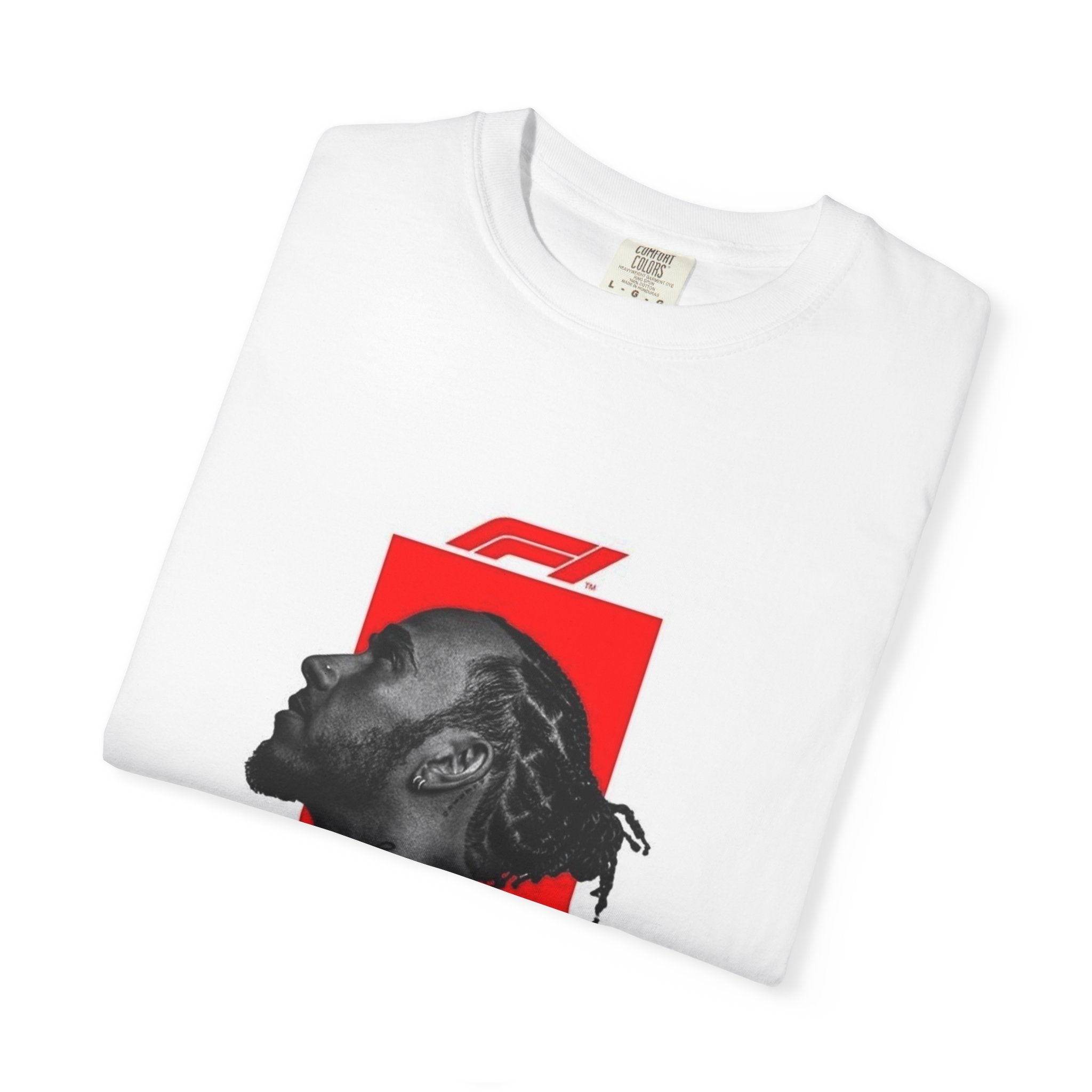 Lewis Hamilton Portrait T-Shirt — Racing Driver Graphic Tee